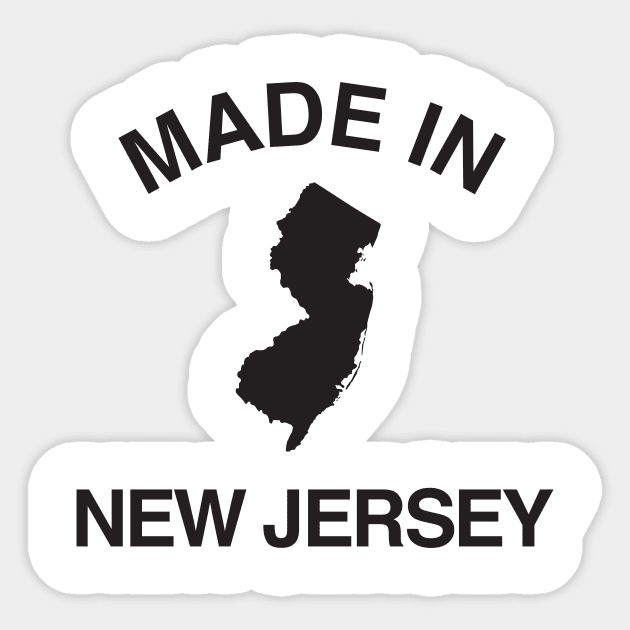 Made in New Jersey Sticker by elskepress